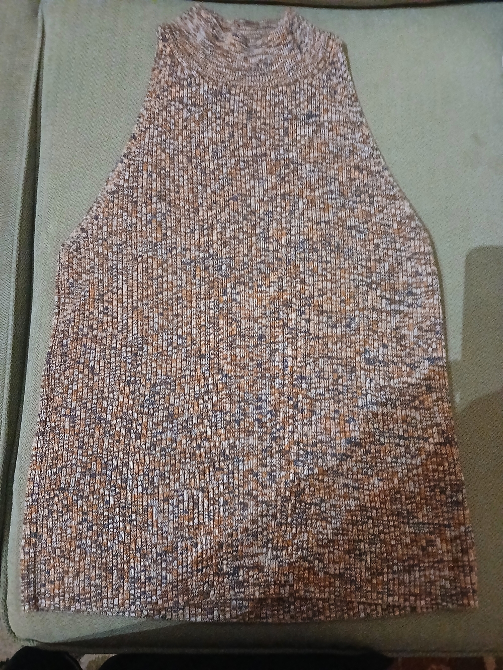 Women's Madewell Marbled Sleeveless Valley Sweater Tank Size M